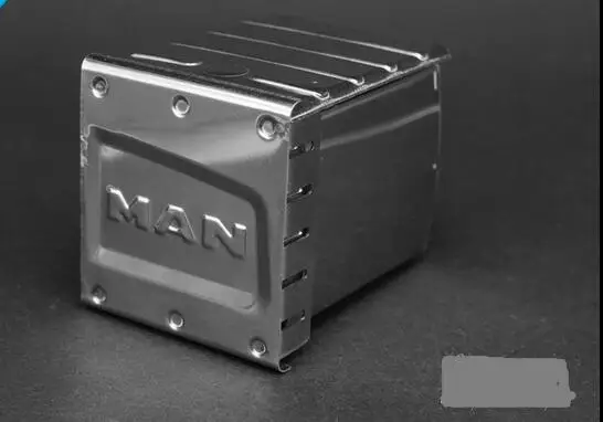 Настроенная труба коробка для 1/14 Радиоуправляемый тягач тамийя трейлер MAN TGX 26 540