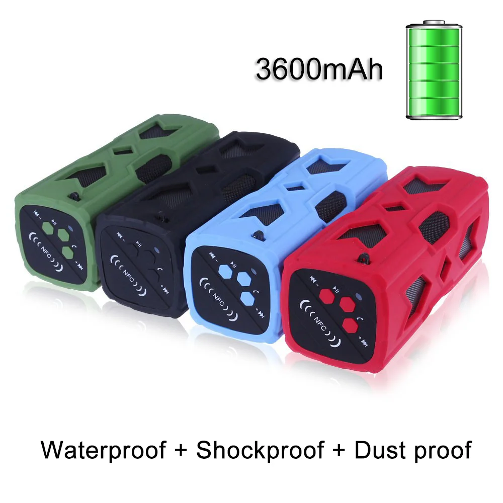 Bluetooth 4.0+EDR Fashion Stereo Wireless Speaker NFC Outdoor Sports Waterproof