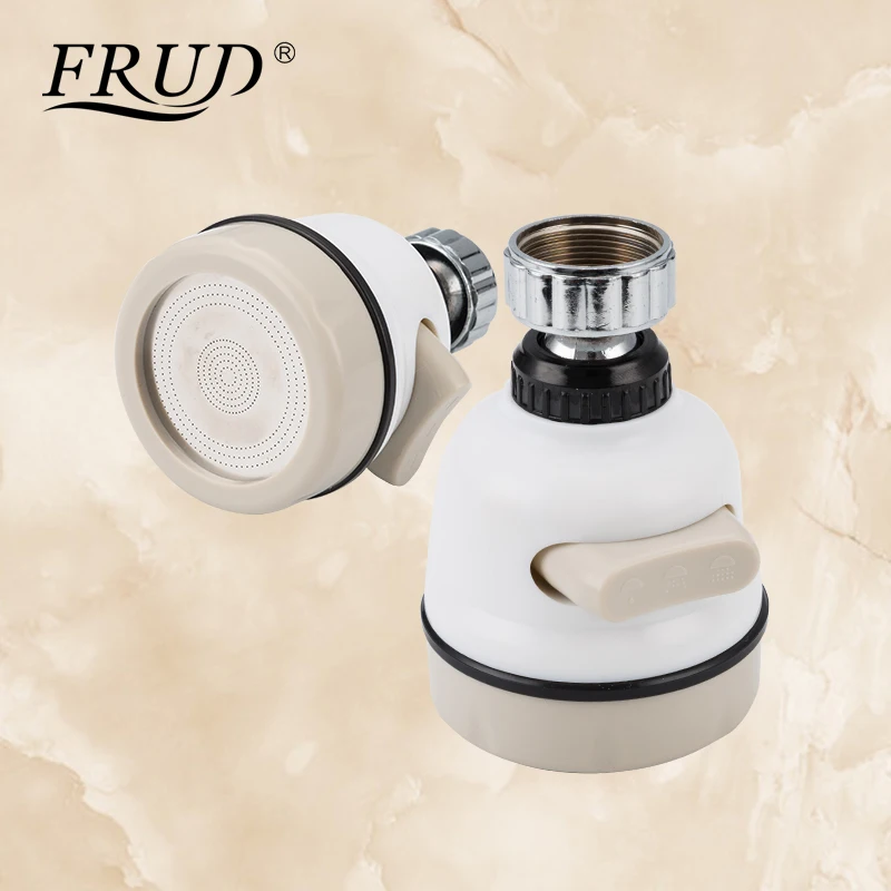 

FRUD Kitchen Shower Faucet Aerators Rotatable Bubbler Faucets Head Extender Water Saving Tap Nozzle Adapter Sink Accessories