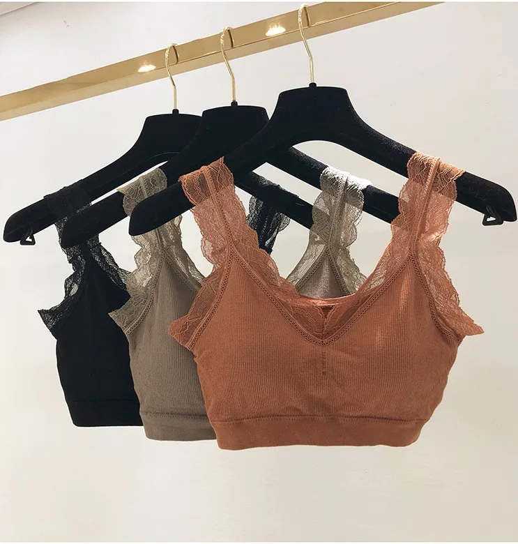 

Bra Wireless Bras for Women Lingerie Lace Sexy Bralette Push Up Bra comfortable and soft underwear