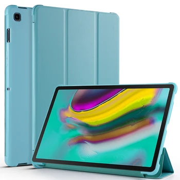 

100pcs/lot Honeycomb TPU Three Fold PU leather tablet cover case for Samsung Galaxy Tab S5E 10.5 SM-T720 SM-T725 cases