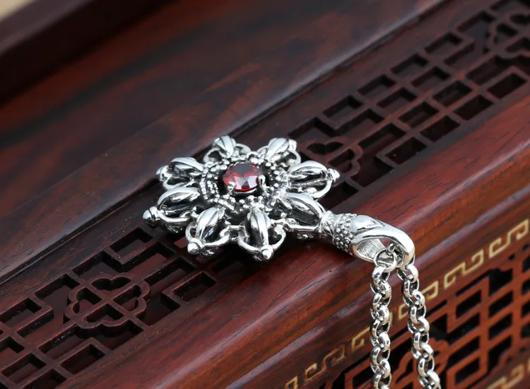 Подвеска Dorje из серебра 925 пробы в тибетском стиле|wheel pendant|pendant vintagependant wheel |