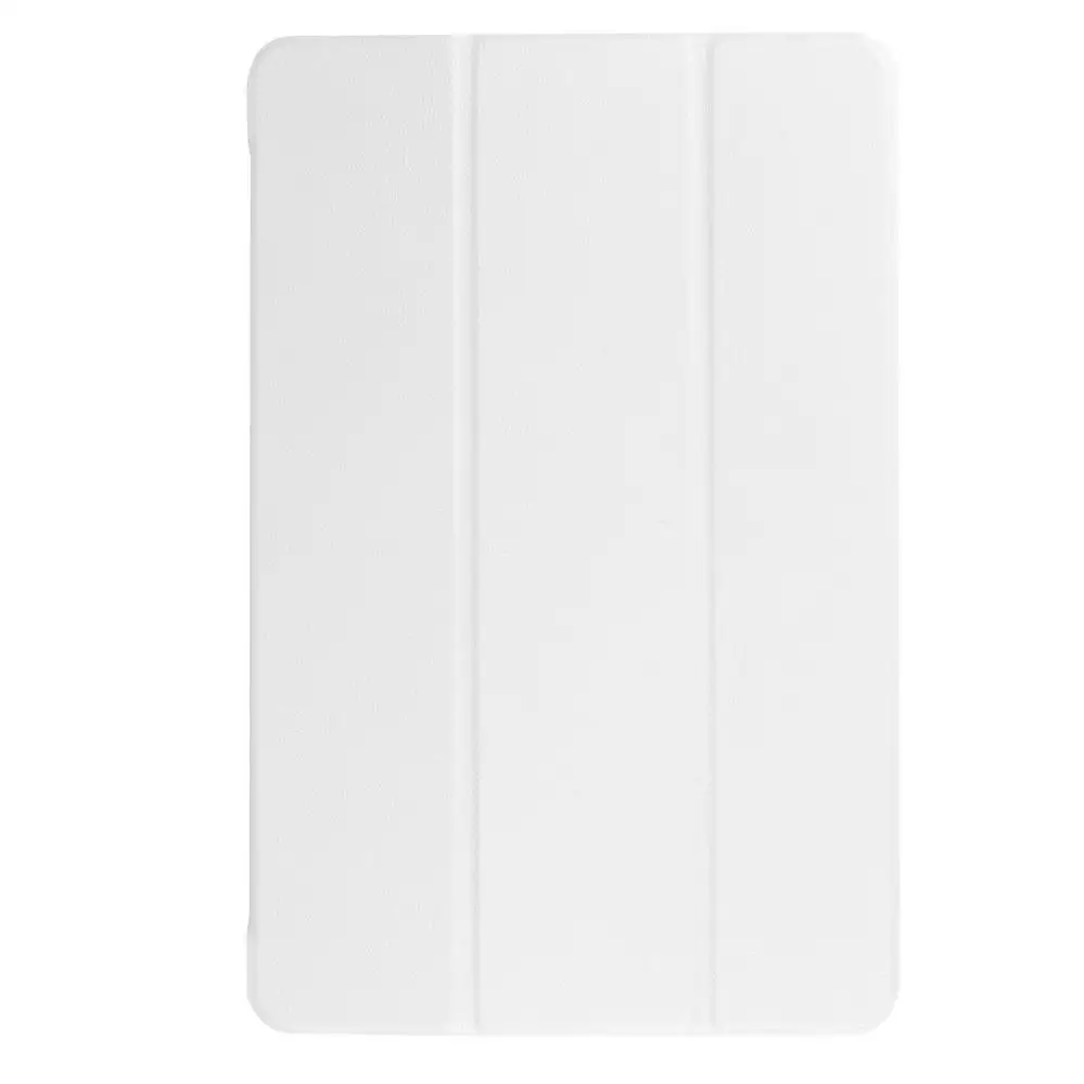 White Ультратонкий противоударный чехол для iPad Pro 10,5 Smart Wake-up Sleep Stand складной PU кожаный флип-чехол+ пленка для экрана+ стилус - Цвет: White