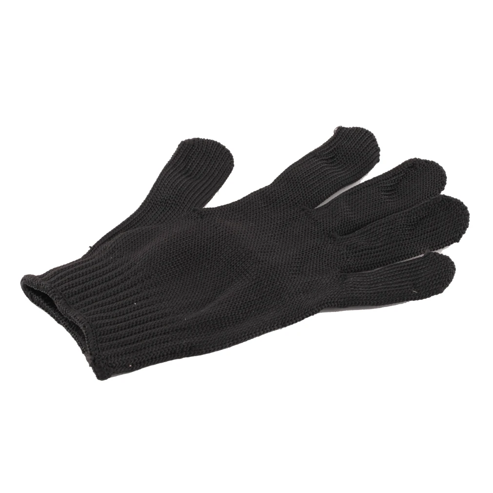 1 пара перчаток, черная проволока из нержавеющей стали, безопасная работа, противоскользящие перчатки, прочные нескользящие дешевые и Экономичные перчатки, черные