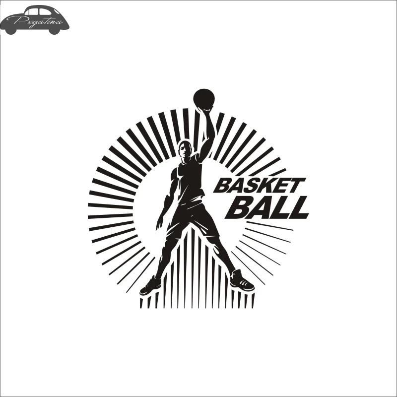 Basketball Player Sticker Sports Car Decal Helmets Kids Room Posters Vinyl Wall Decals Football Sticker