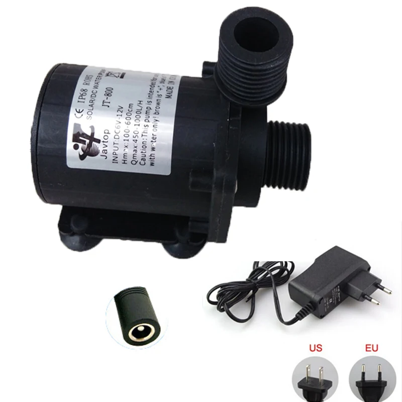 Длительный срок службы бесщеточный маленький водяной насос 12V/24V горячей воды