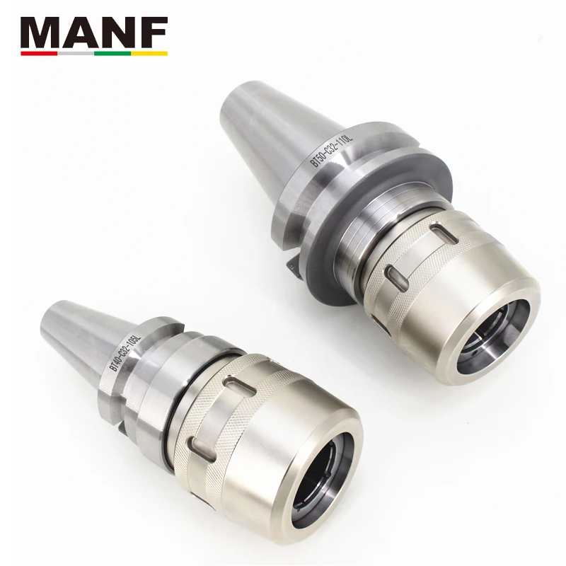 

MANF BT40-C20-90L Power Collet Chuck Holder Strong And Multi Lock Milling Chuck