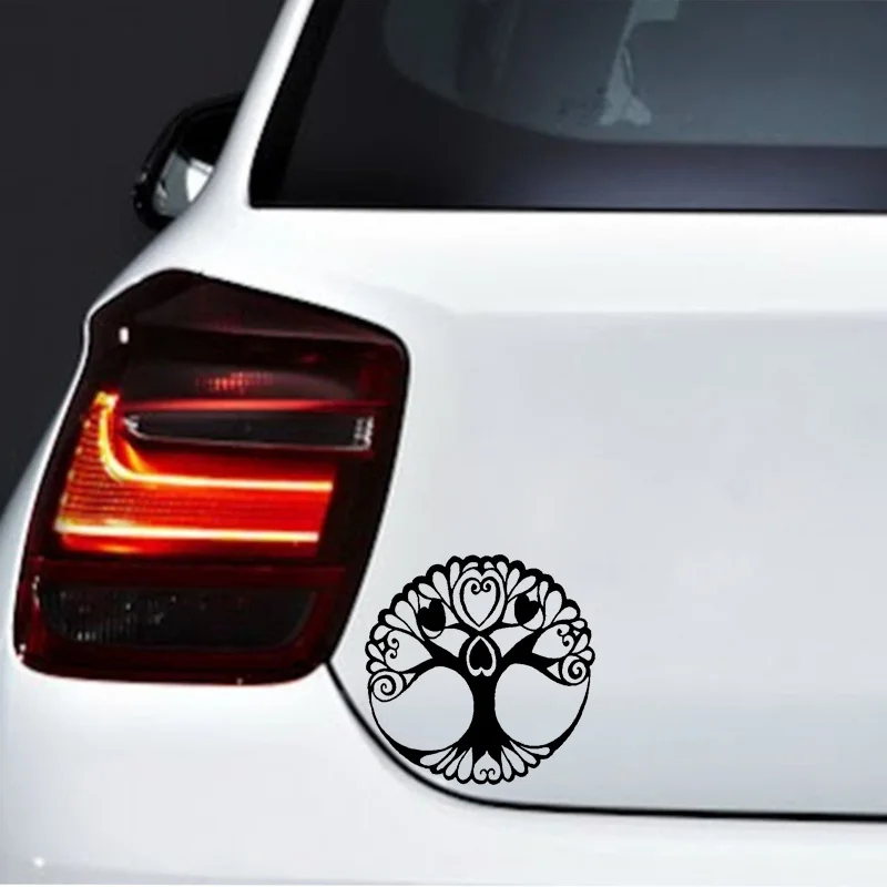 

15cm*15cm Character Flower Shaped Cartoon Fun Tree Vinyl Car Sticker Design Of The New Tide Window Decal