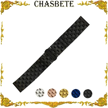 

20mm 22mm Stainless Steel Watch Band Universal Watchband Quick Release Metal Strap Wrist Loop Belt Bracelet Silver Black Blue