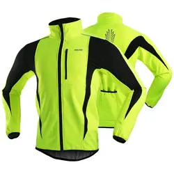 Arsuxeo для мужчин's зимняя велосипедная куртка термальность ветрозащитный MTB велосипеда велосипедная ветровка спортивная одежда мягкий в