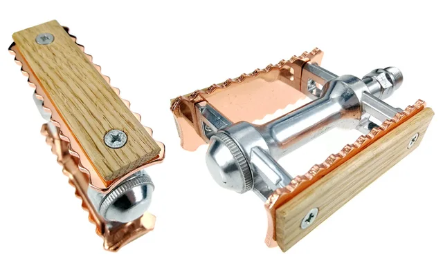wood bicycle pedals