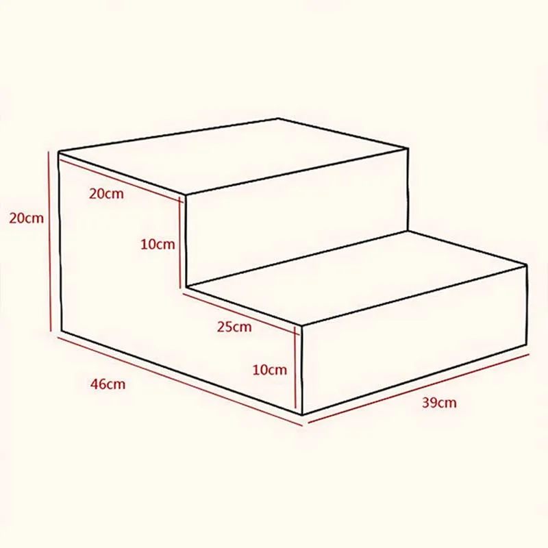 Складная Лестница-кровать для домашних питомцев, милые лестничные кроватки, сеточный дышащий кроватьиз 2 лестниц для собак кошек, Товары для собак кошек, съемная Кровать подушка