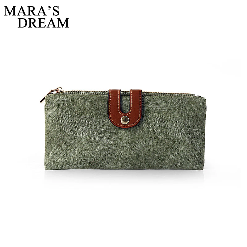 

Mara's Dream 2018 Women Wallet Brand Design Soft PU Leather Long Purse Clutch Bag Money Phone Card Holder Female Wallets Bags