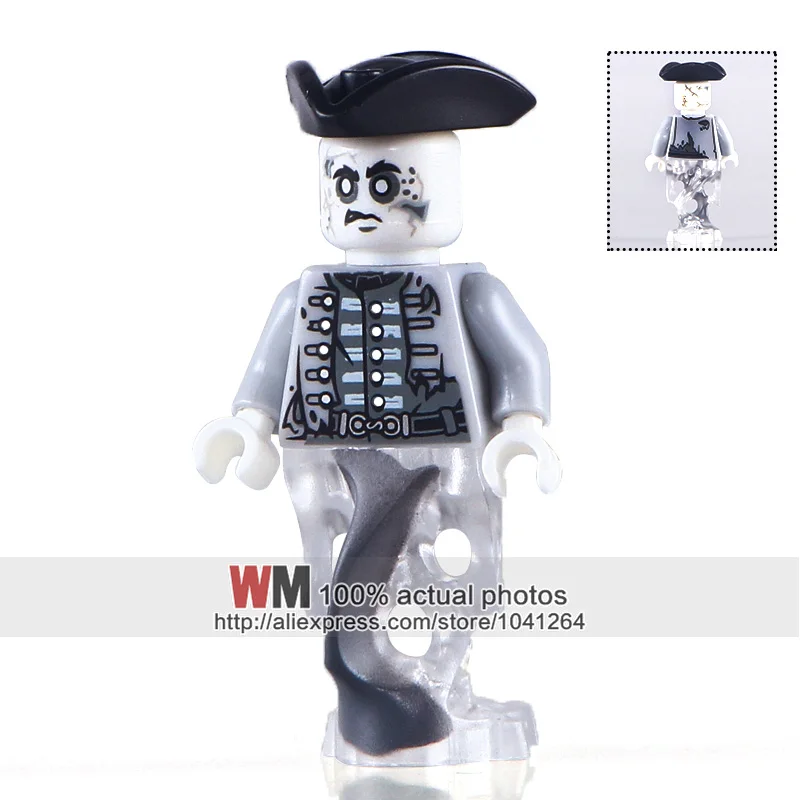 

WM Single Sale PG1007 Santos Mini Dolls Pirates of the Caribbean Models & Building Blocks Toys For Kids PG8048