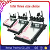 Single Small Size Screen Printing Equipment Manual Machine Matched Board 240MMx300MM Total Three Style Choice ► Photo 1/2