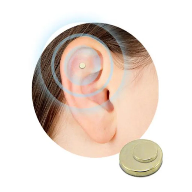 

2PCS Magnet Auricular Quit Smoking Zerosmoke ACUPRESSURE Patch Not Cigarettes Health Therapy