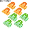 OUNONA 8pcs Plastic Portable ABS Practical Food Sealing Very Strong Clamp Clip Powder Food Package Bag Clip 1