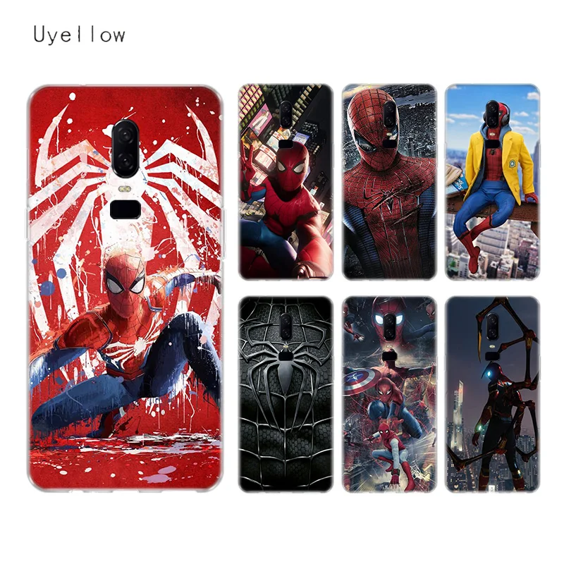 Uyellow Spiderman Marvel Silicone Phone Case For One Plus font b 7 b font font b