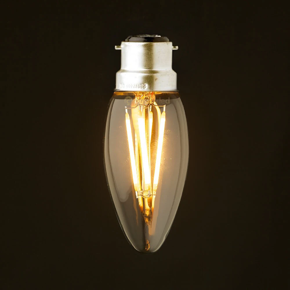 C35 2W 4W 6W,B22 Base,Retro LED Ampoule Filament Bulb,220