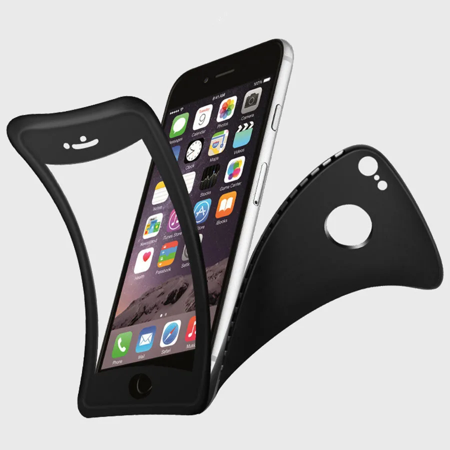360 полностью Матовый ТПУ чехол для iPhone 7 6S 6 5 5S SE X XR XS MAX силиконовый Samsung J4 J6 A6 A8 2018 J3