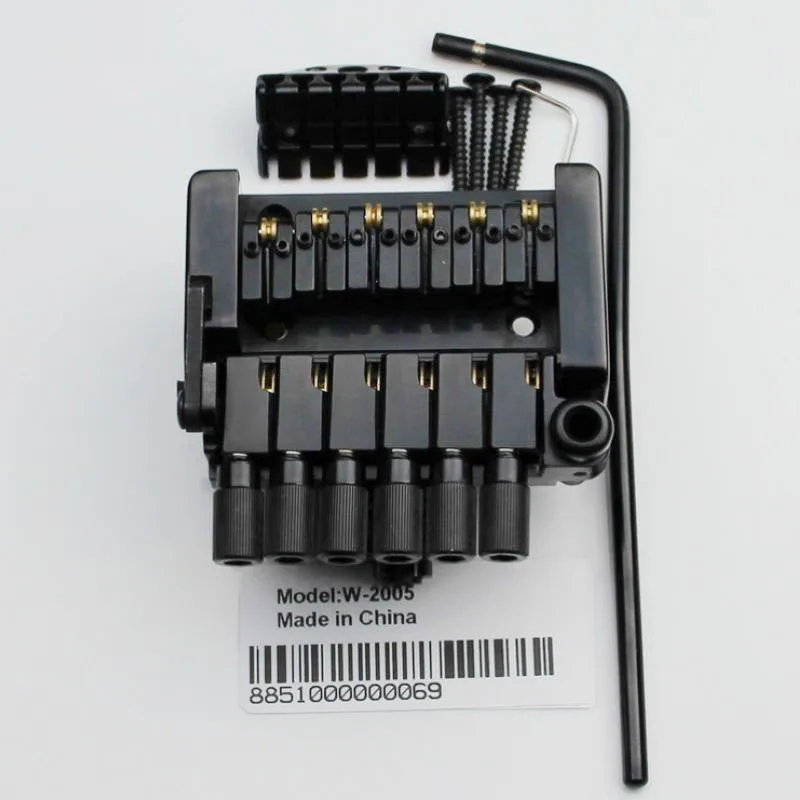 6 String Roller saddle Tremolo Bridge Tailpiece for Headless Guitar Replacement 6 String Roller saddle Tremolo Bridge Tailpiece for Headless Guitar Replacement