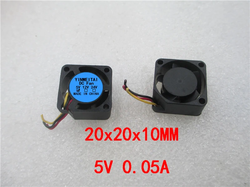 

3D Printer Parts Reprap 2010 Fan 20x20 20mm 5V 3-wire Mini Brushless DC Axial Flow Mini Computer Cooling Fan Mini Fan