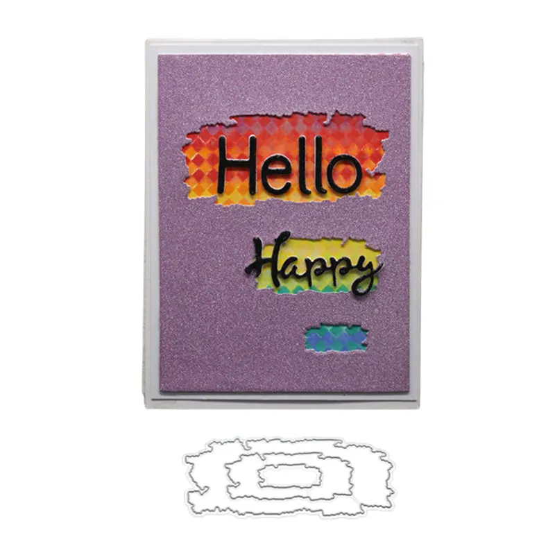 

Irregular Frames Cutting Dies Metal Dialog Stencil For Scrapbooking Album Embossing Paper Craft Birthday Stamps And Dies 2019