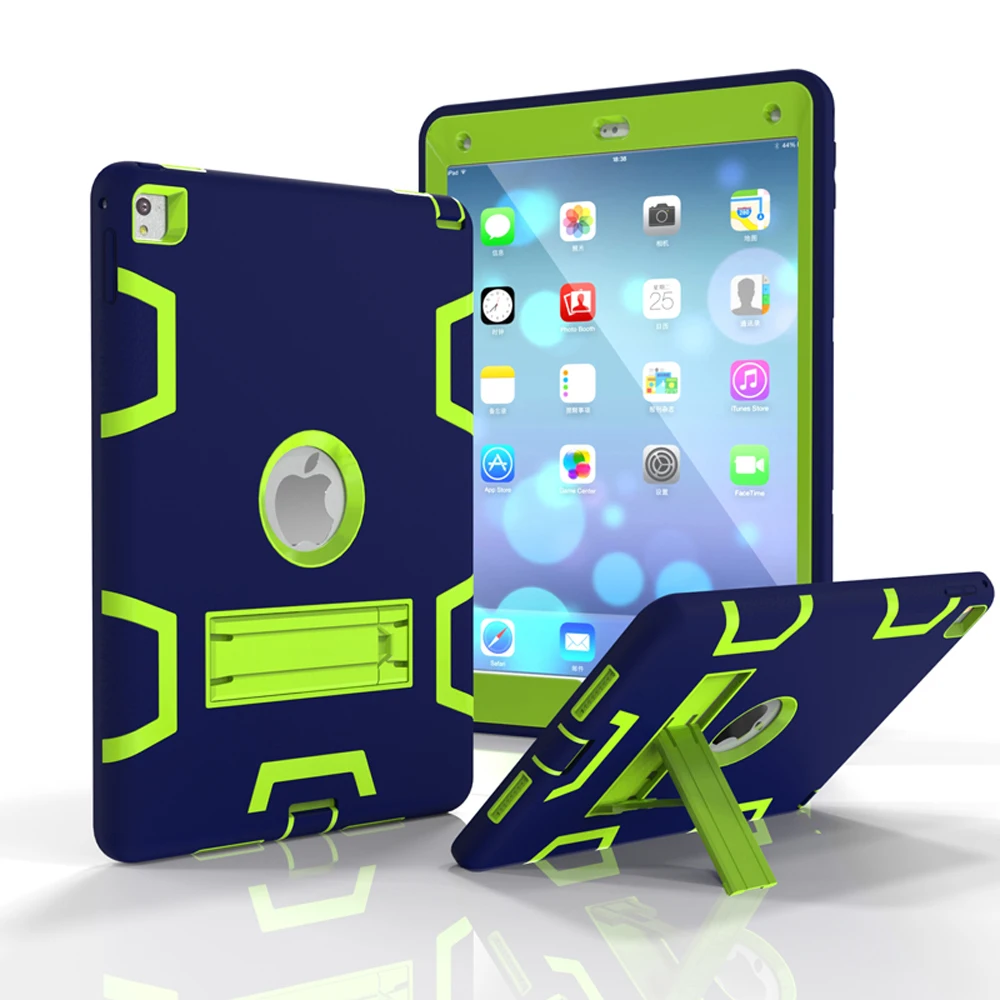 

For Apple iPad Air 2 Case Pad Cover Soft Hard Protector Skin Cases Stand Front Back Protect Shell Tablets For ipad pro 9.7 + Pen