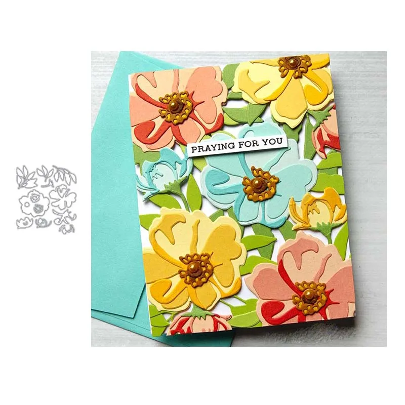 

Flower metal cutting dies cut die mold decoration Scrapbook paper craft knife mould blade punch stencils