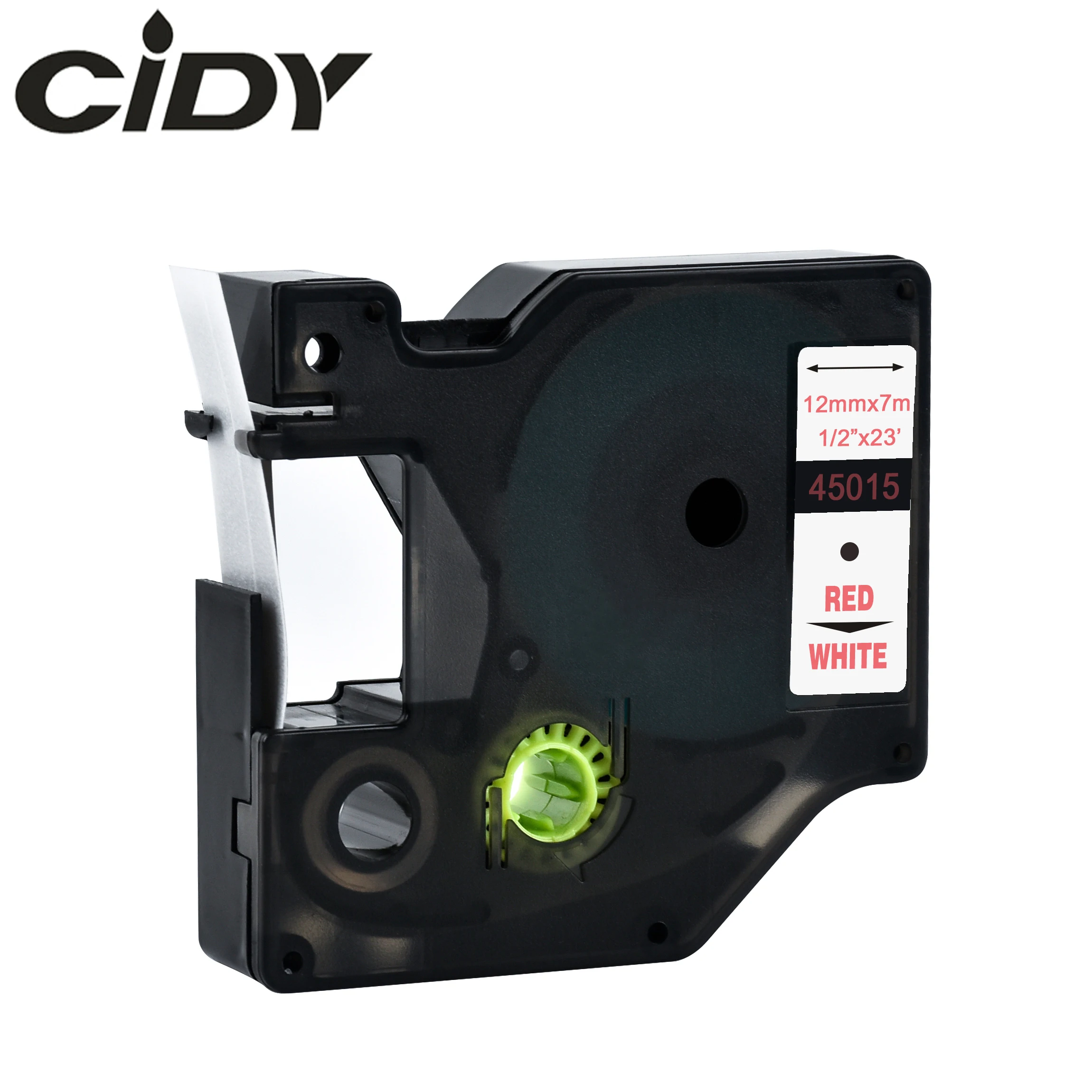 Cidy 45015 совместимый с Dymo D1 manager 12mm red on white label кассета для Label Printer DYMO LM160 LM280 dymo PNP |