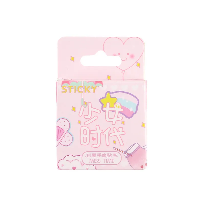 Helpro 9 цветов Kawaii Детская Наклейка Океан мультфильм серия этикетка в коробке