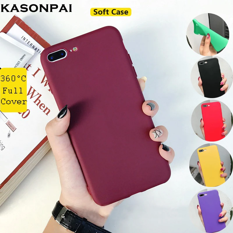 

Retro Wine Red Case For iPhone XS MAX Case For iPhone XS XR X 6 6S 7 8 Plus Phone Cases Ultra Thin Soft Skin Cover Shell Fundas