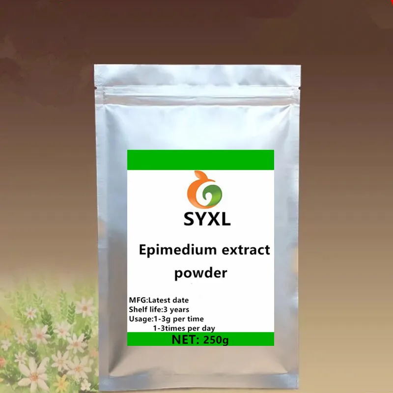 100 г-1000 г Инь Ян хуо epimedium экстракт рога козы epimedii Folium Epimedium Порошок Листьев 20:1