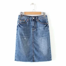 Сексуальная джинсовая женская юбка-карандаш с кисточками, высокая талия, облегающая юбка, женские повседневные уличные джинсы, летние юбки