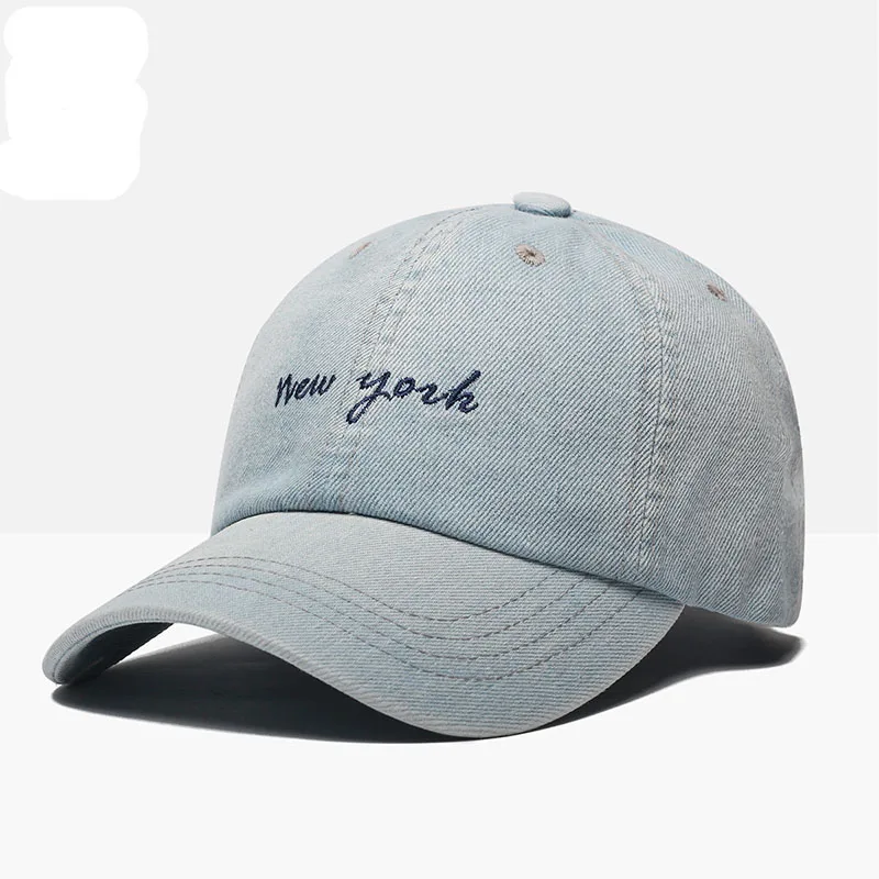 

PANJOINER 2018 Outdoor baseball cap denim embroidered cap W020