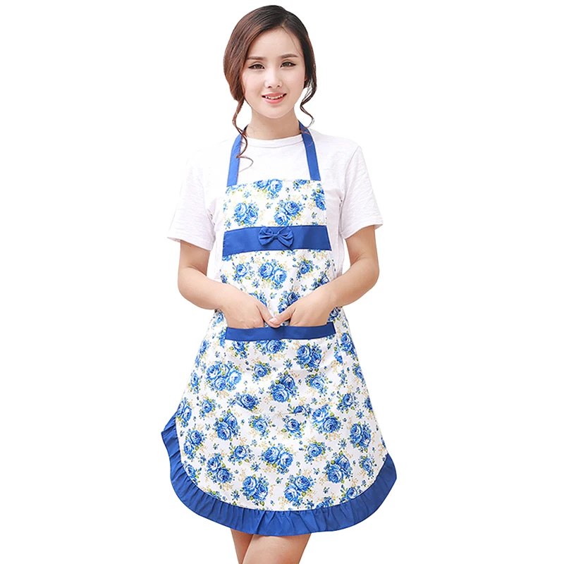 Promotion Special Offer Cooking Cotton Apron Kit Bib Apron Printing Cuff Waterproof Aprons Gowns