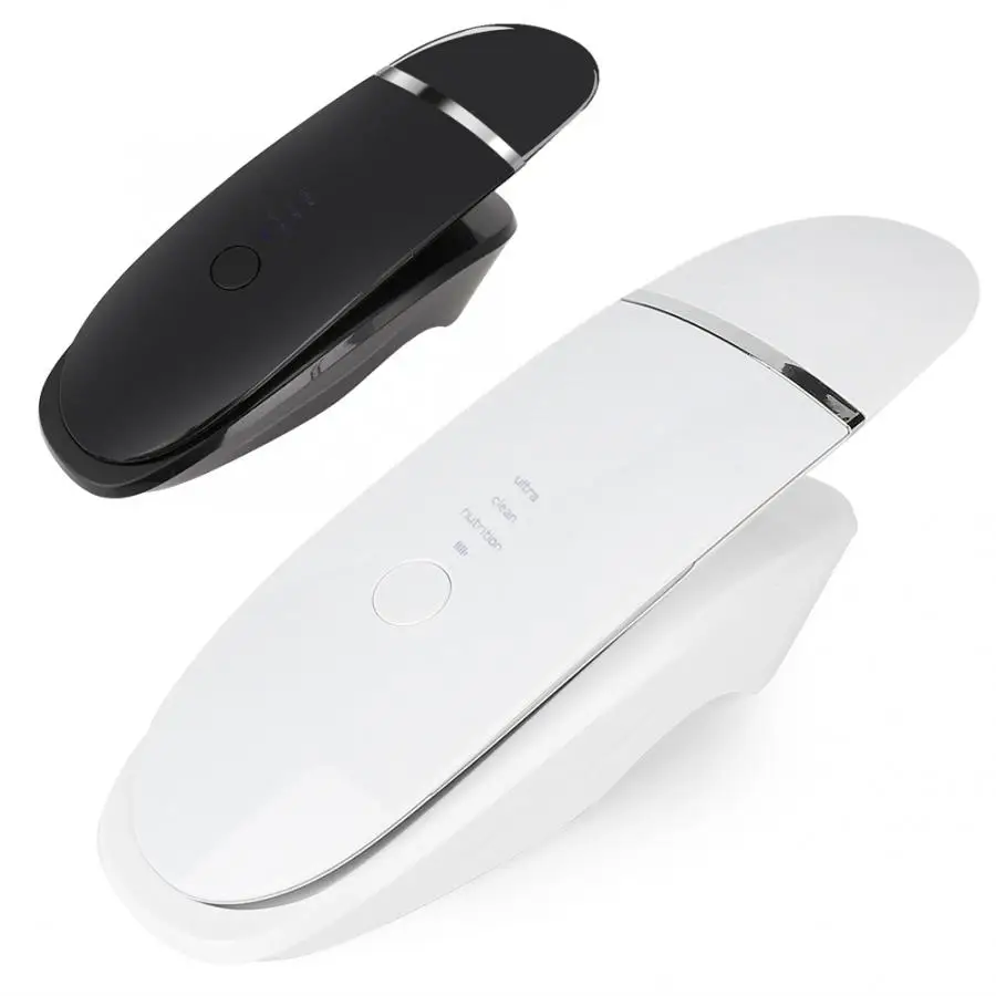 High-end Wireless Charging Ultrasonic Vibration Skin Scrubber Blackhead Cutin Cleansing Spatula a