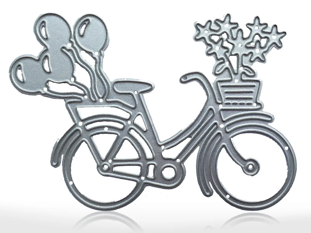 

Bicycle Metal Die cutting Dies For DIY Scrapbooking Photo Album Decorative Embossing Folder Stencil