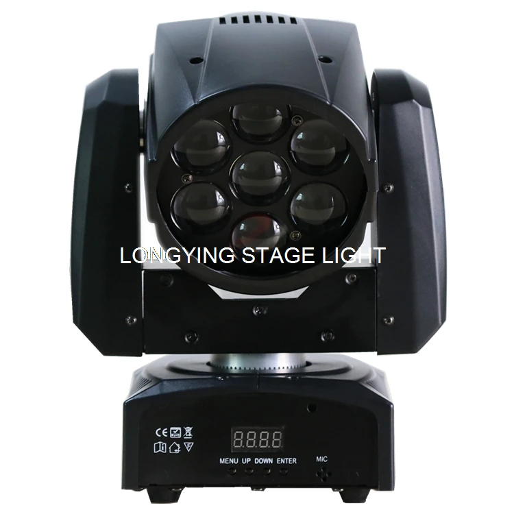 4 шт./партия Bee Eye движущийся головной свет 7x12 Вт RGBW 4в1 светодиодный зум DJ DMX луч для дискотеки мытье DJ оборудование