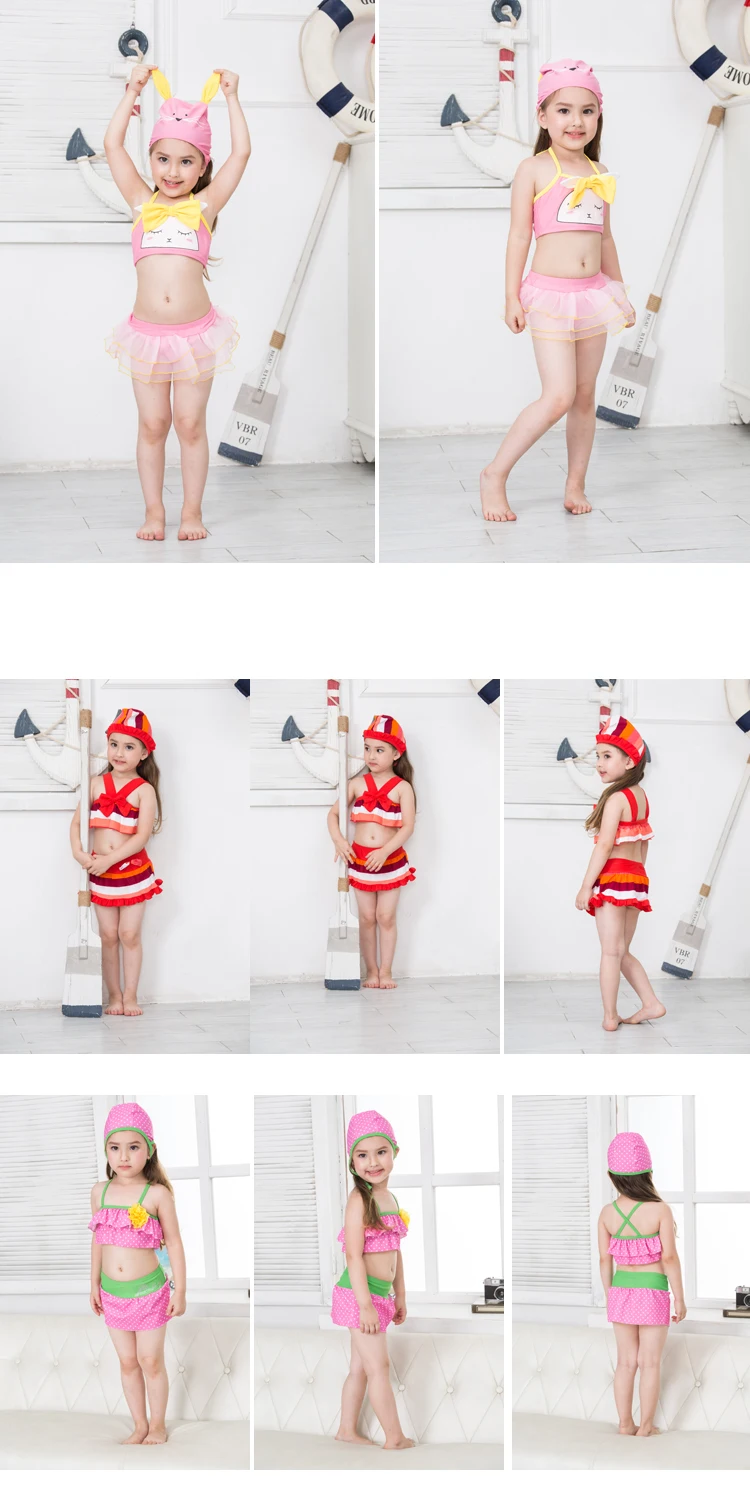Девочка младенец, купальный костюм, детский купальник для девочек, комплект бикини, купальный костюм для девочек, одежда для малышей от 0 до 3, 6, 12 месяцев, 2 года