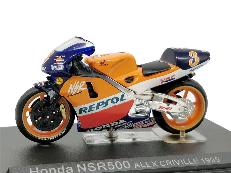

1:24 Honda Repsol NSR500 Alex Criville 1999 Diecast Racing Motorcycle