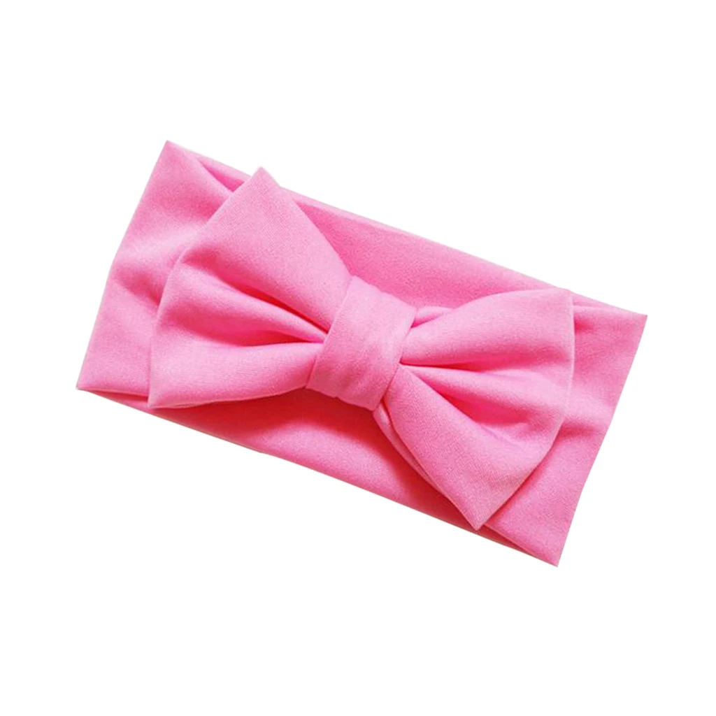 1Pc Cute Headwear Vintage Bowknot Stretch Hairband for Baby Infant Children Kids Girls Beach Party Photo Prop Fashion Acc