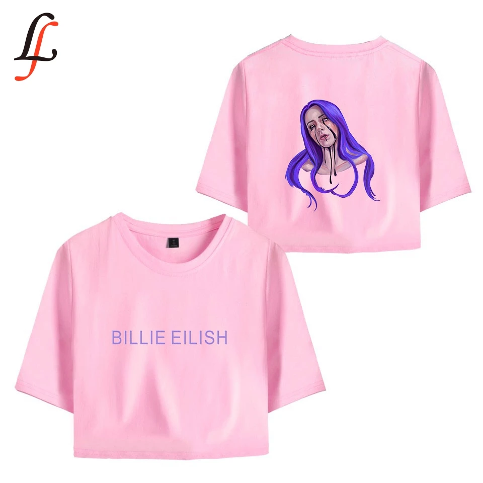 Женская футболка с коротким рукавом Billie Eilish летняя в стиле хип хоп 2019|Футболки| |