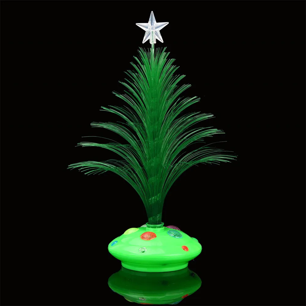 

Colorful Merry LED Color Changing Mini Christmas Xmas Tree Home Table Party Decor Charm Light Lamp Mini Christmas Tree 9.24