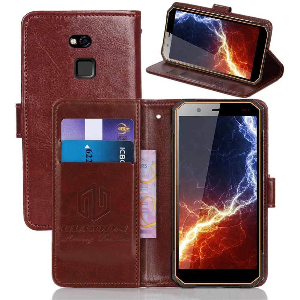 

GUCOON Classic Wallet Case for MyPhone Hammer Energy 18x9 Cover PU Leather Vintage Flip Cases Fashion Phone Bag Shield