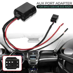 1 шт 10 контакты AUX кабель подключения автомобильного модуль bluetooth для BMW E39 E46 E53 радио CD штатные AUX Порты и разъёмы адаптер