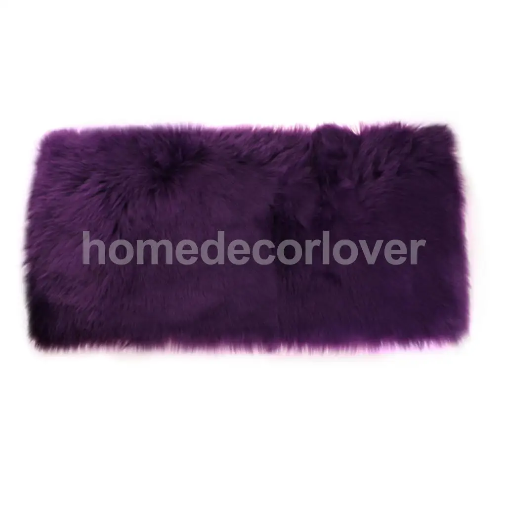 Ворсистый мягкий не сарай искусственный овчина ковер, пол ковер диван Чехол для стула подушка коврик на подоконник коврик для балкона ковер 80x50 см