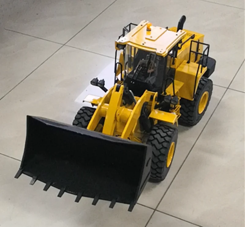 

1/14 High end RC Remote Control Hydraulic Bulldozer Wheel Loader Construction Vehicle Model Child Boy Free shipping