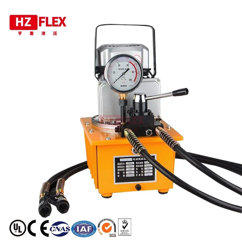 220V 0.75kw 7L ZCB 700AB насос с двойной цепью ручная электрическая плита гидравлический