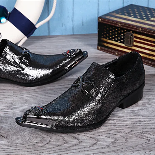 2017 New High Quality Genuine Leather Men Shoes Casual Business Dress Shoes Autumn Oxford Shoes For Men Lace-Up Bullock Shoes